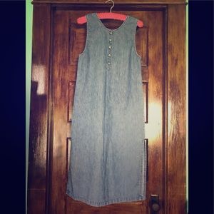 Marsh Landing denim jumper dress size PS